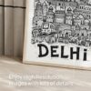 05 - Delhi City Art - Pencil Style Art - Digital Download - Detail Zoom.jpg