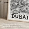 05 - Dubai City Art - Pencil Style Art - Digital Download - Detail Zoom.jpg