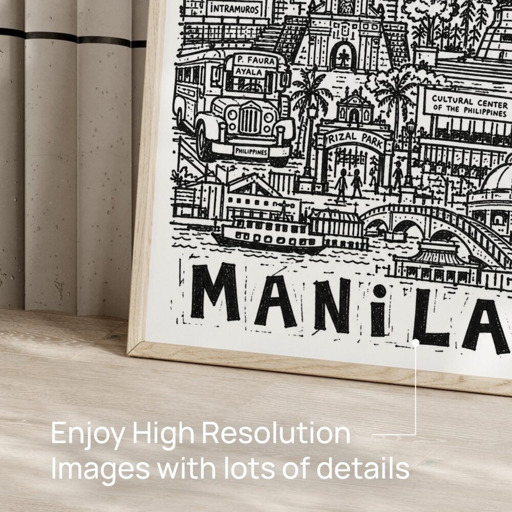 05 - Manila City Art - Pencil Style Art - Digital Download - Detail Zoom.jpg 05 - Manila City Art - Pencil Style Art - Digital Download - Detail Zoom.jpg