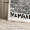 05 - Mumbai City Art - Pencil Style Art - Digital Download - Detail Zoom.jpg