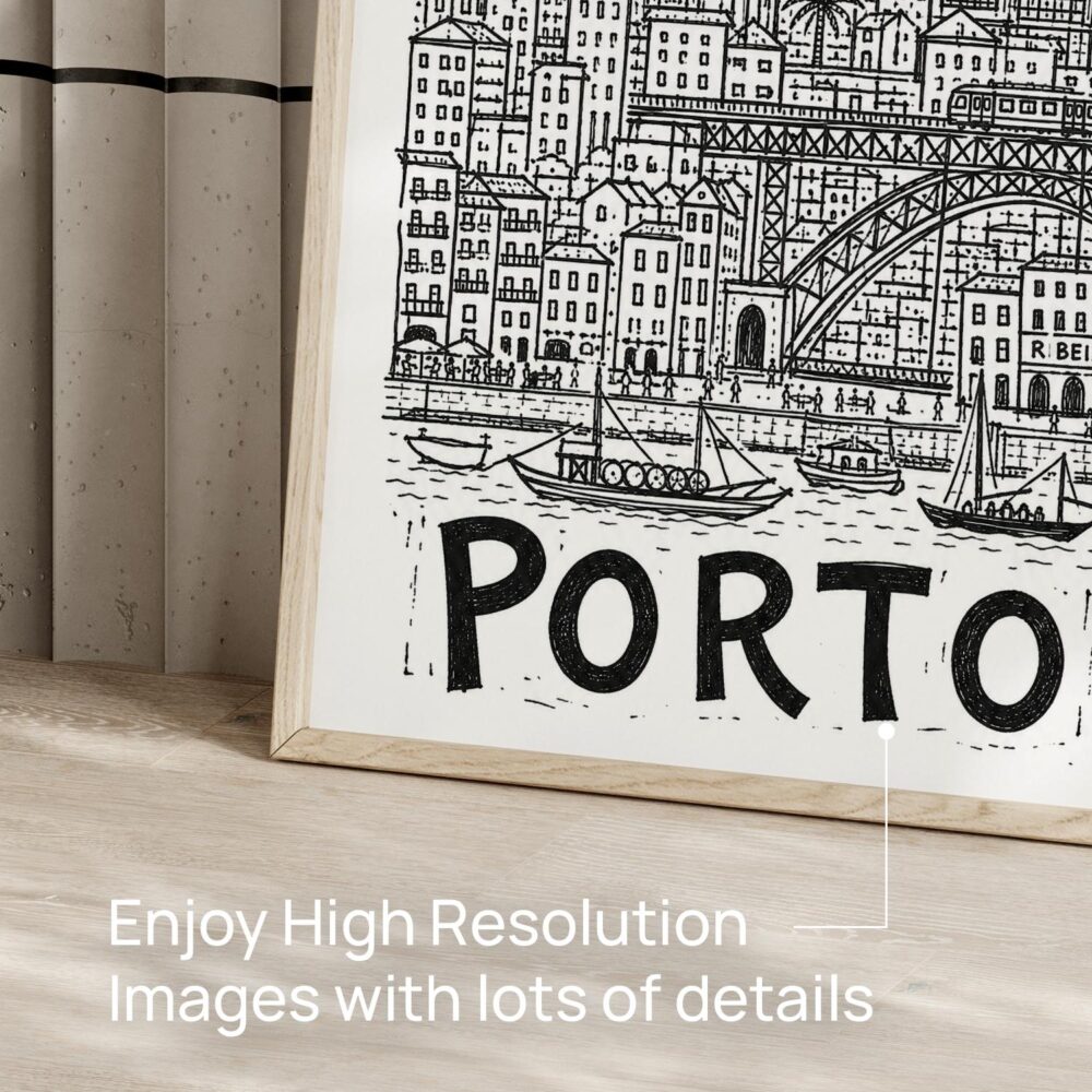 05 - Porto City Art - Pencil Style Art - Digital Download - Detail Zoom.jpg 05 - Porto City Art - Pencil Style Art - Digital Download - Detail Zoom.jpg