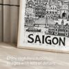 05 - Saigon City Art - Pencil Style Art - Digital Download - Detail Zoom.jpg