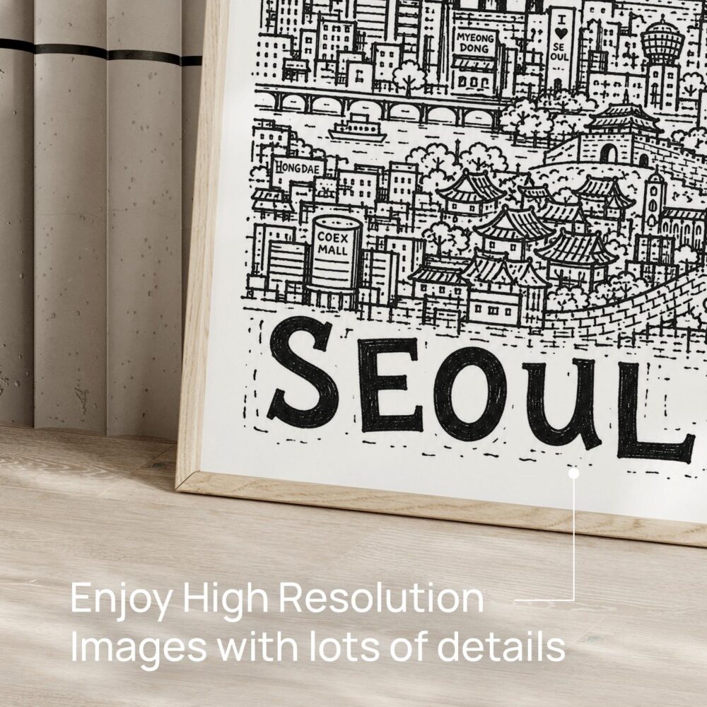 05 - Seoul City Art - Pencil Style Art - Digital Download - Detail Zoom.jpg 05 - Seoul City Art - Pencil Style Art - Digital Download - Detail Zoom.jpg