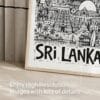 05 - Sri Lanka Travel Art - Pencil Style Art - Digital Download - Detail Zoom.jpg