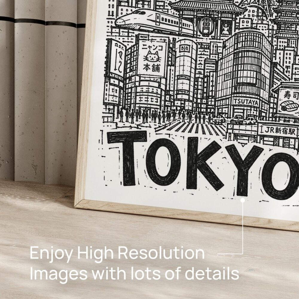 05 - Tokyo City Art - Pencil Style Art - Digital Download - Detail Zoom.jpg 05 - Tokyo City Art - Pencil Style Art - Digital Download - Detail Zoom.jpg