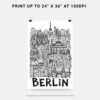 06 - Berlin City Art - Pencil Style Art - Digital Download - Print Size.jpg