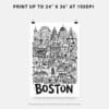 06 - Boston City Art - Pencil Style Art - Digital Download - Print Size.jpg