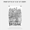 06 - Brisbane City Art - Pencil Style2 Art - Digital Download - Print Size.jpg