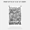 06 - Hiroshima City Art - Pencil Style Art - Digital Download - Print Size.jpg