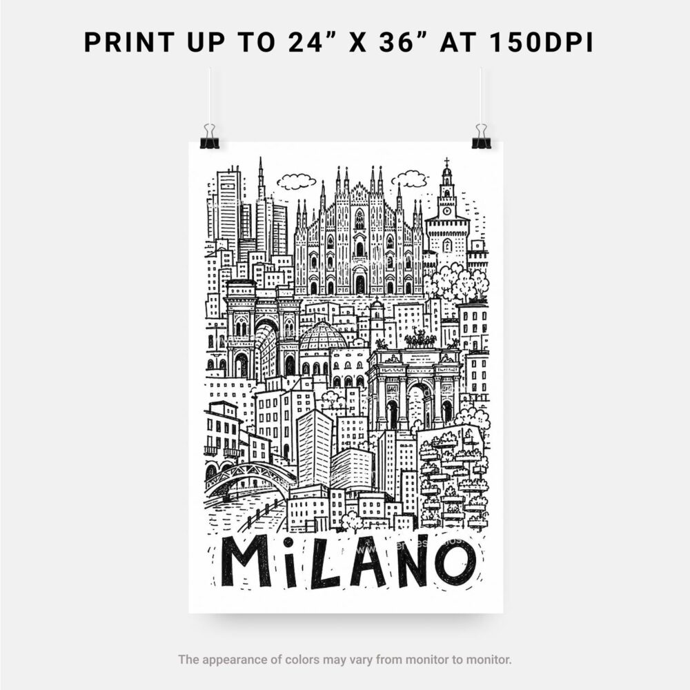 06 - Milano City Art - Pencil Style Art - Digital Download - Print Size.jpg 06 - Milano City Art - Pencil Style Art - Digital Download - Print Size.jpg