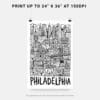 06 - Philadelphia City Art - Pencil Style Art - Digital Download - Print Size.jpg