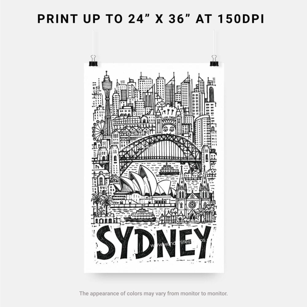06 - Sydney City Art - Pencil Style Art - Digital Download - Print Size.jpg 06 - Sydney City Art - Pencil Style Art - Digital Download - Print Size.jpg
