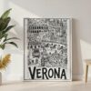 06 - Verona City Art - Pencil Style Canvas Print with White Floater Frame - Standing on Floor - Vertical.jpg