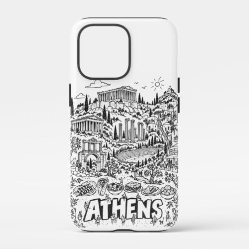 01 - Athens Phone Case Pencil Style.jpg