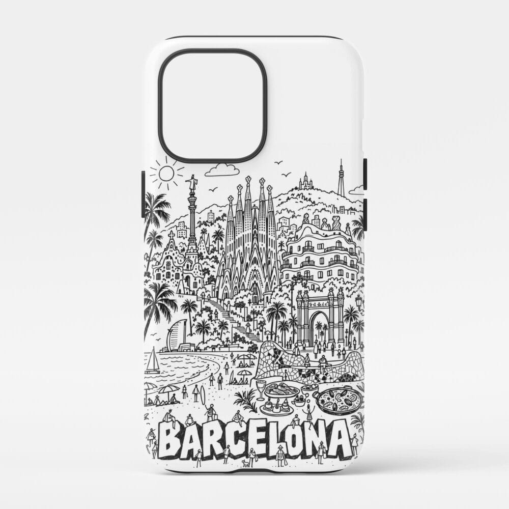 01 - Barcelona Phone Case Pencil Style.jpg 01 - Barcelona Phone Case Pencil Style.jpg