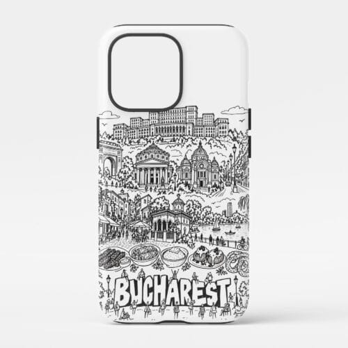 01 - Bucharest Phone Case Pencil Style.jpg