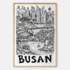 01 - Busan City Art - Pencil Style Art Print - Main - Vertical.jpg