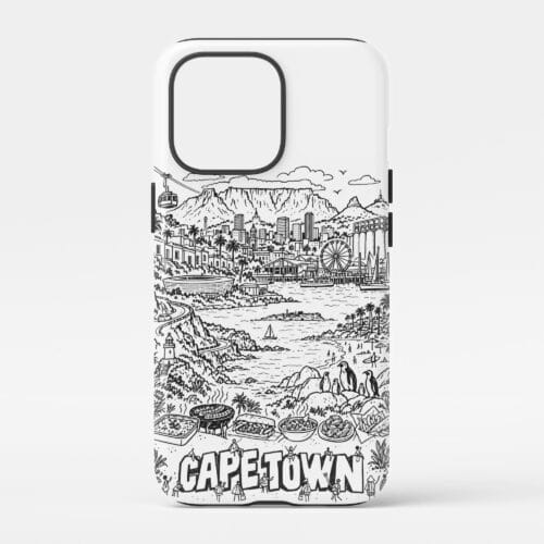 01 - Cape Town Phone Case Pencil Style.jpg
