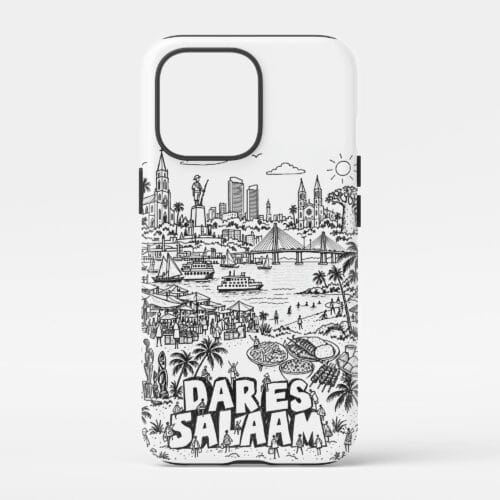 01 - Dar es Salaam Phone Case Pencil Style.jpg
