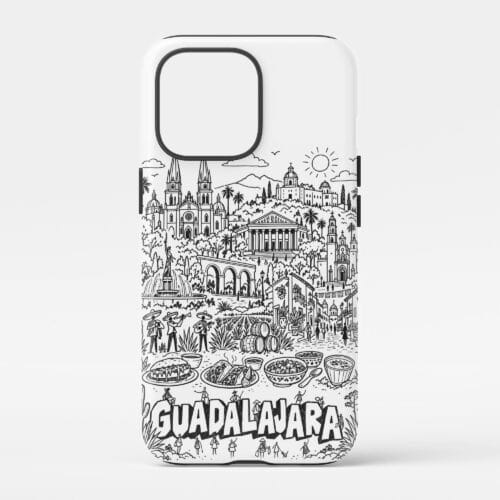 01 - Guadalajara Phone Case Pencil Style.jpg