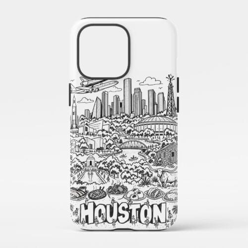 01 - Houston Phone Case Pencil Style.jpg