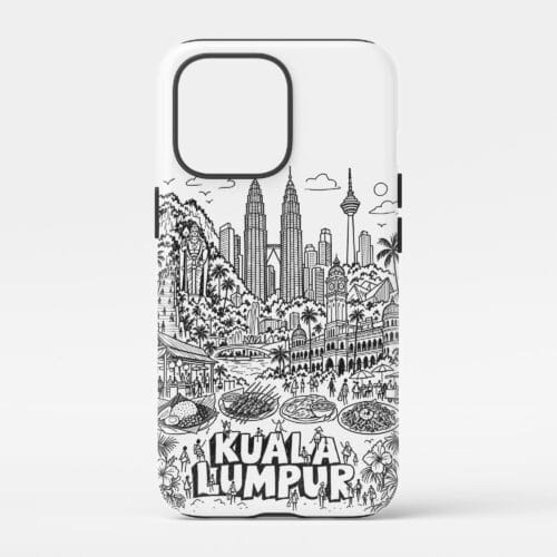 01 - Kuala Lumpur Phone Case Pencil Style.jpg