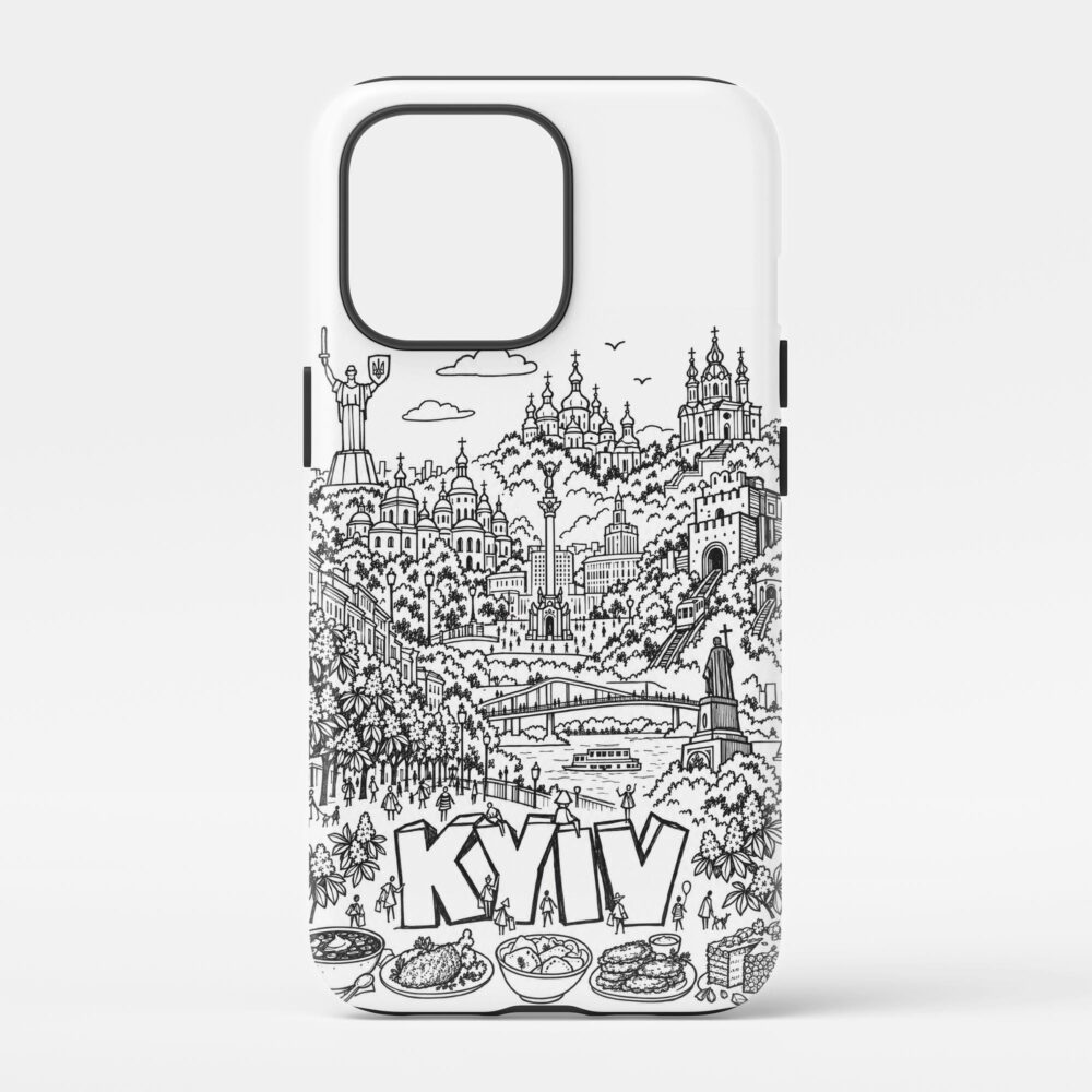 01 - Kyiv Phone Case Pencil Style.jpg