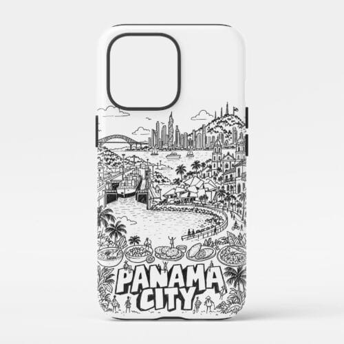 01 - Panama City Phone Case Pencil Style.jpg