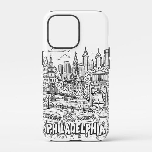 01 - Philadelphia Phone Case Pencil Style.jpg