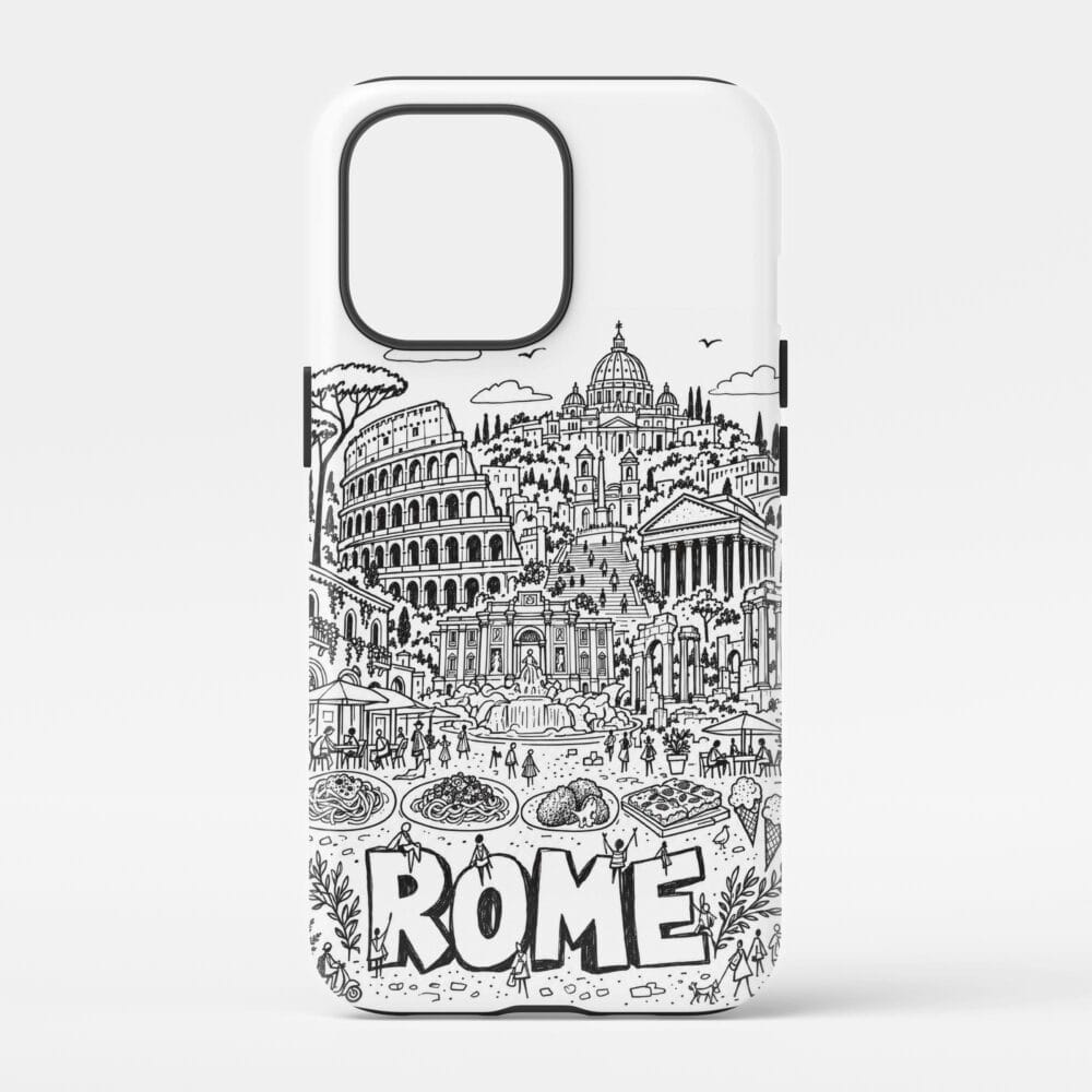 01 - Rome Phone Case Pencil Style.jpg