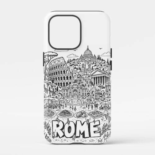 01 - Rome Phone Case Pencil Style.jpg