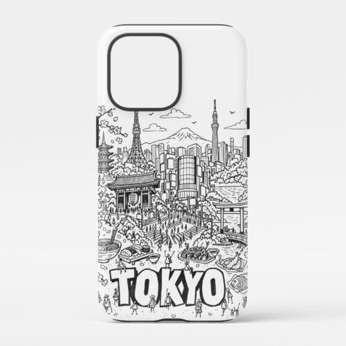 01 - Tokyo Phone Case Pencil Style.jpg