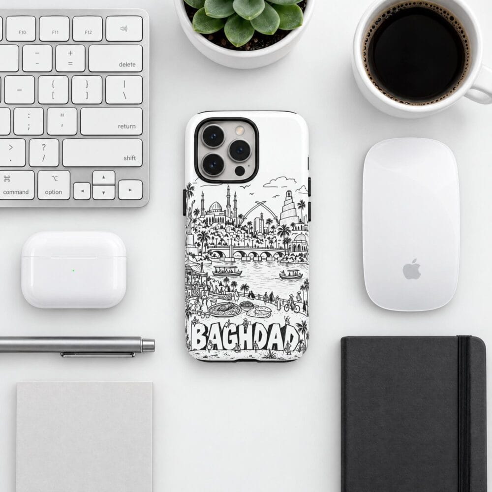 02 - Baghdad Phone Case Pencil Style.jpg 02 - Baghdad Phone Case Pencil Style.jpg