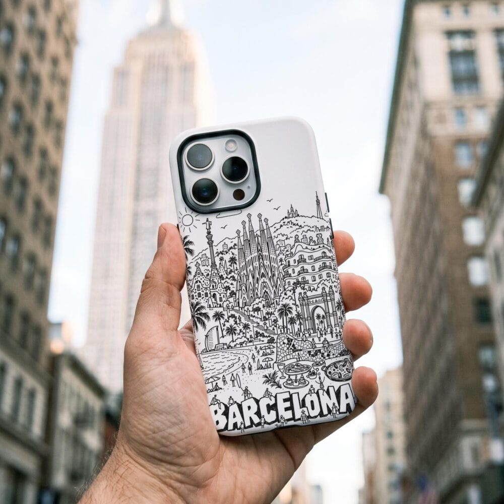 03 - Barcelona Phone Case Pencil Style.jpg 03 - Barcelona Phone Case Pencil Style.jpg
