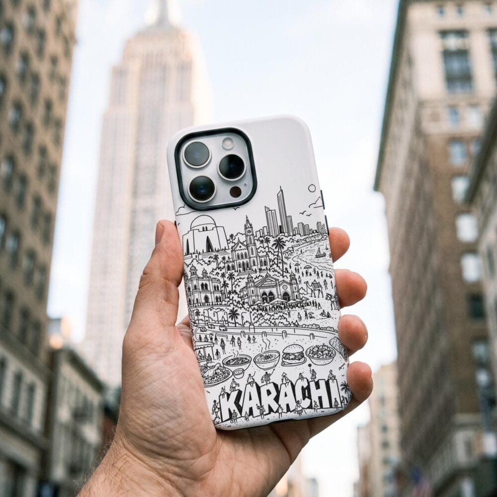 04 - Karachi Phone Case Pencil Style.jpg 04 - Karachi Phone Case Pencil Style.jpg