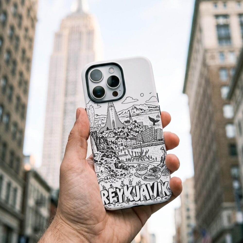 04 - Reykjavik Phone Case Pencil Style.jpg 04 - Reykjavik Phone Case Pencil Style.jpg
