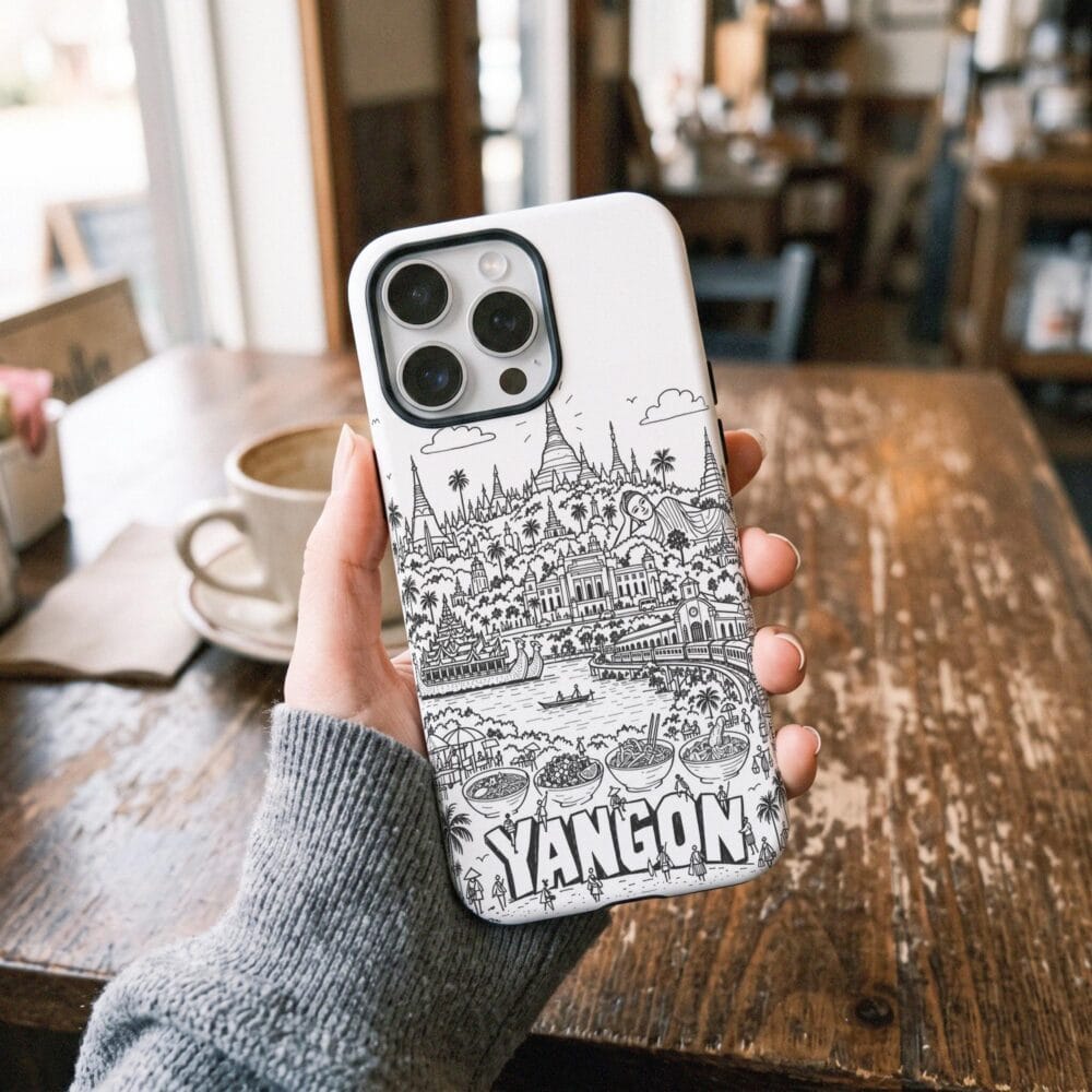 04 - Yangon Phone Case Pencil Style.jpg 04 - Yangon Phone Case Pencil Style.jpg