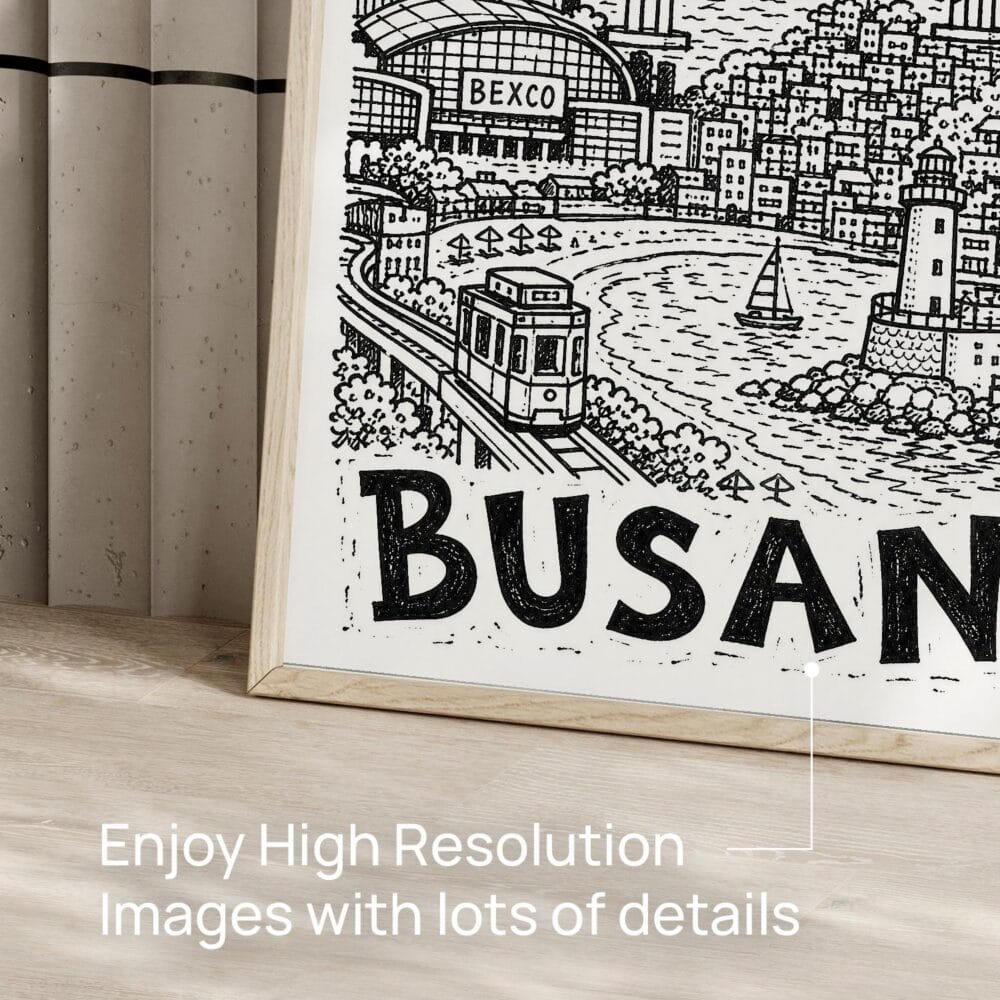 05 - Busan City Art - Pencil Style Art - Digital Download - Detail Zoom.jpg 05 - Busan City Art - Pencil Style Art - Digital Download - Detail Zoom.jpg