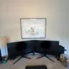 etsy customer review photo Raleigh Skyline framed